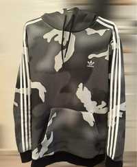 Кофта Adidas graphics camo allover print hoodie тепла