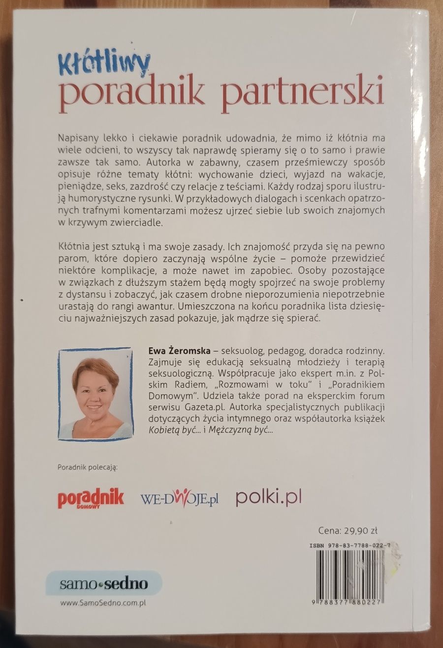 Książka Kłótliwy poradnik partnerski.