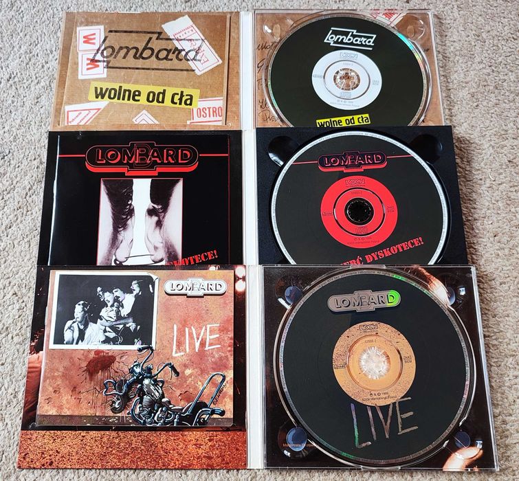 LOMBARD 3xCD stan NM, jak nowe. LIVE, Śmierć Dyskotece, Wolne Od Cła