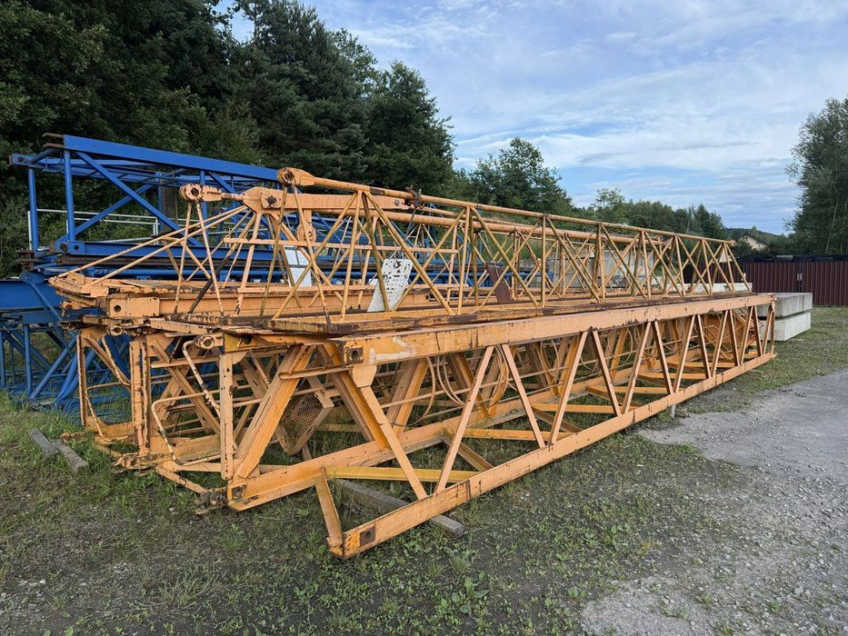 Potain MC 50A Żuraw Wierzowy Górno Obrotowy  Dźwig Budowlany Kompletny Stan Dobry Wysięg 40m udźwig 2500kg