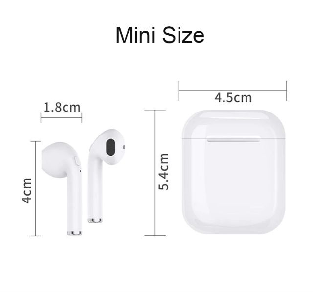 Airpod I12 tws - IOS/Android Bluetooth 5.0 . Branco/Preto