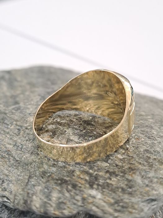 Złoty męski Sygnet Pr.585 Nowy roz.30