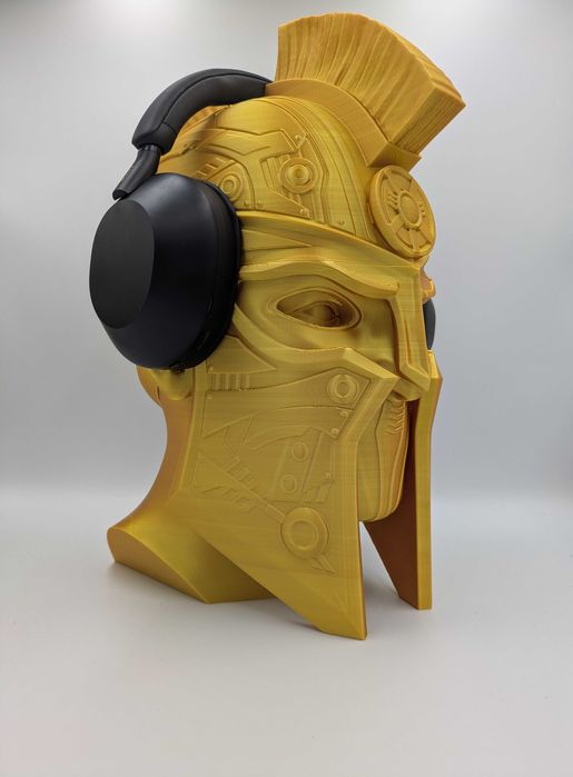Stojak na słuchawki – Hełm Wojownika 3D | 36 cm
