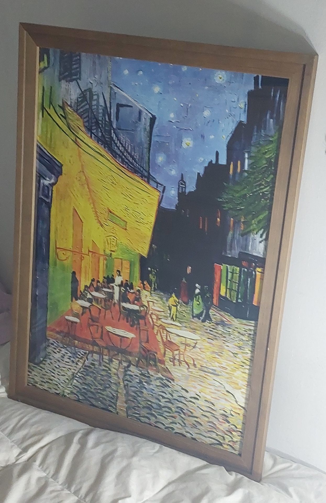 Quadro Terraço do Café à Noite, Vincent van Gogh 57x77 cm