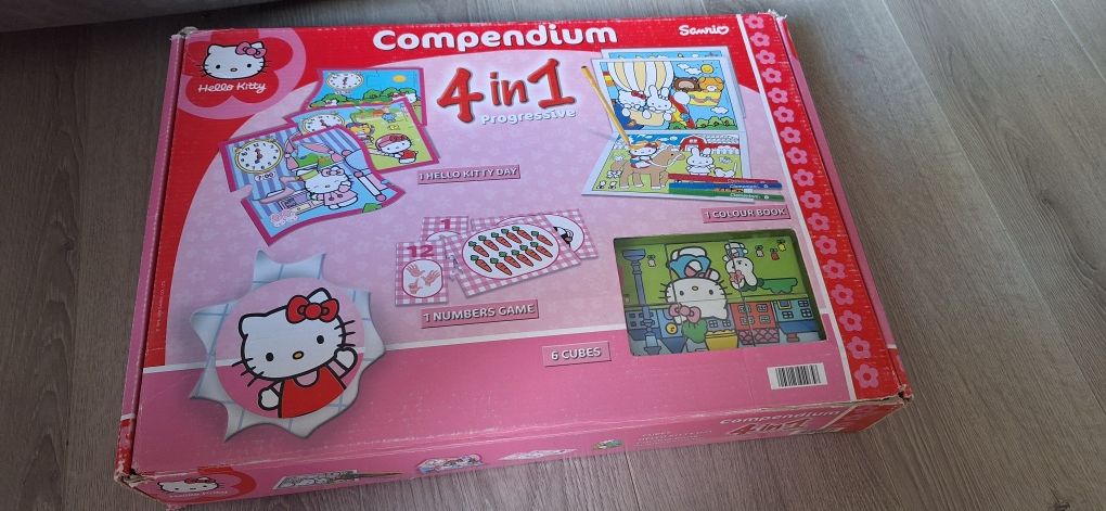 Układanki puzzle hello kitty&frozen