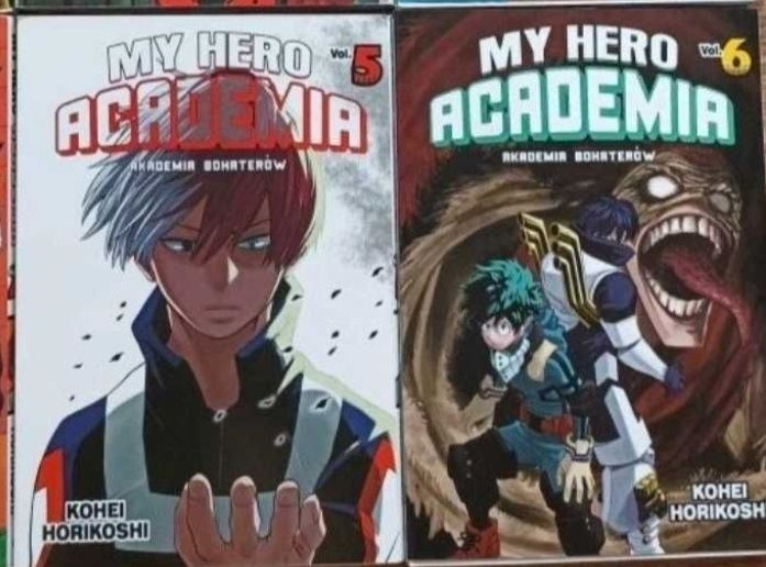 mangi "My Hero Academia" 5 i 6
Stan bardzo dob