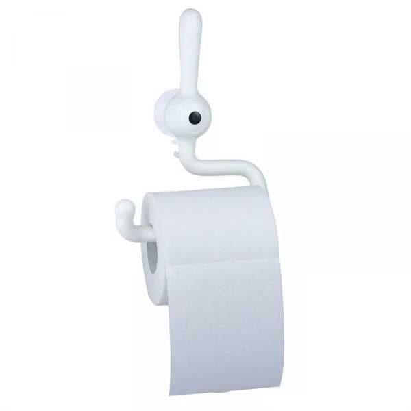 Wieszak na papier toaletowy Toq biały
