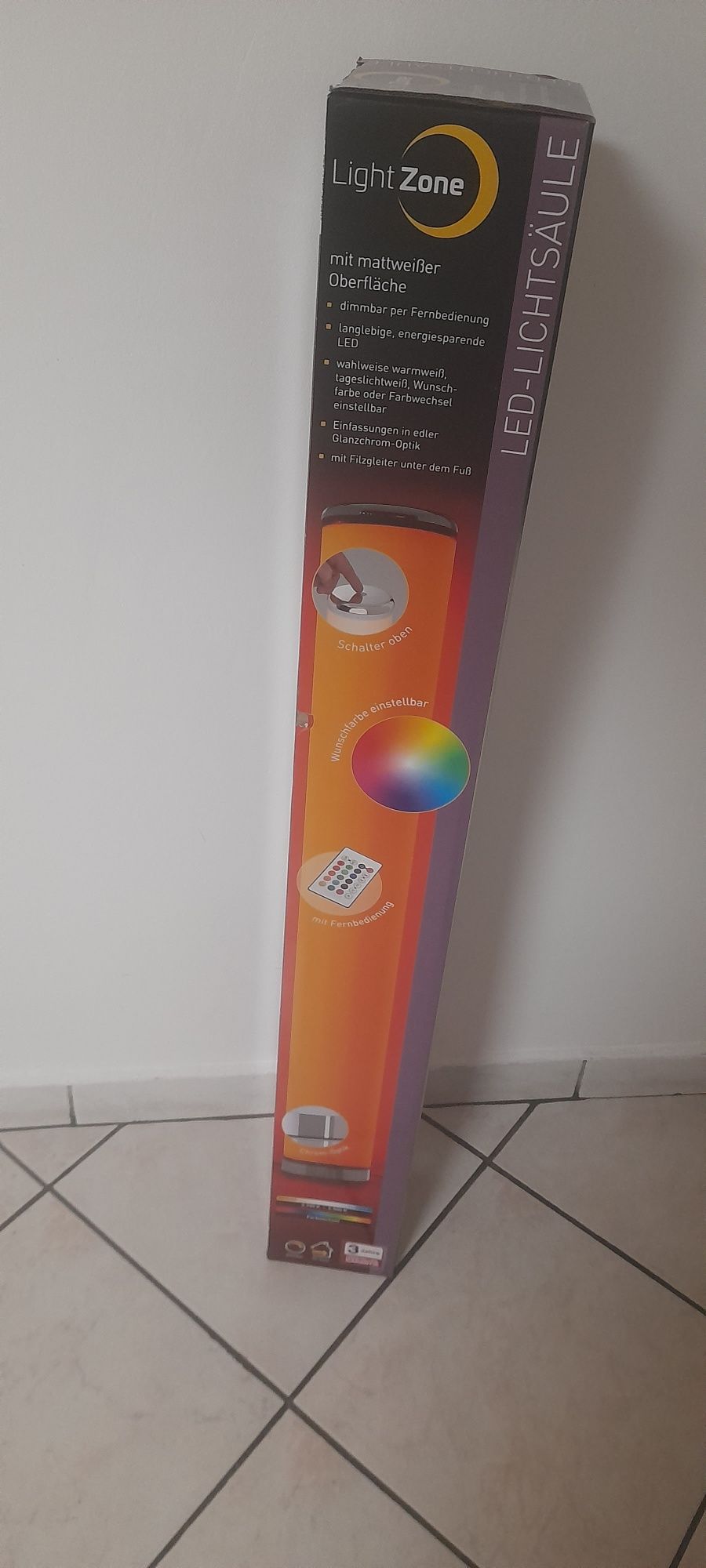 Lampa stojąca rgb