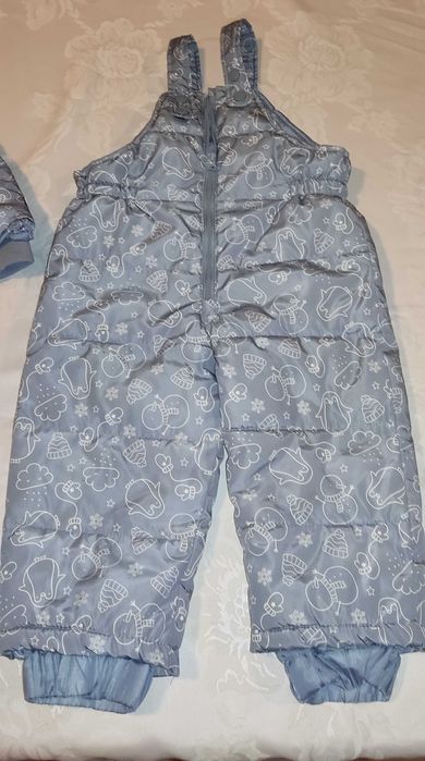 Dwuczęściowy kombinezon zimowy, rozmiar 86