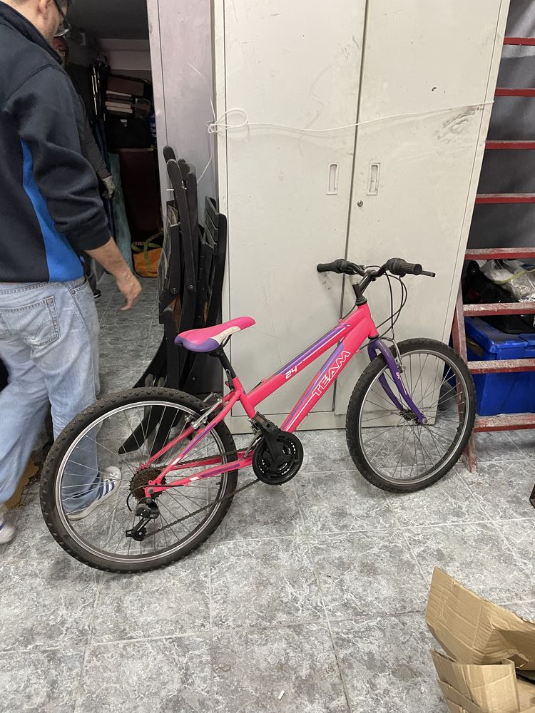 Bicicleta BTT Rosa