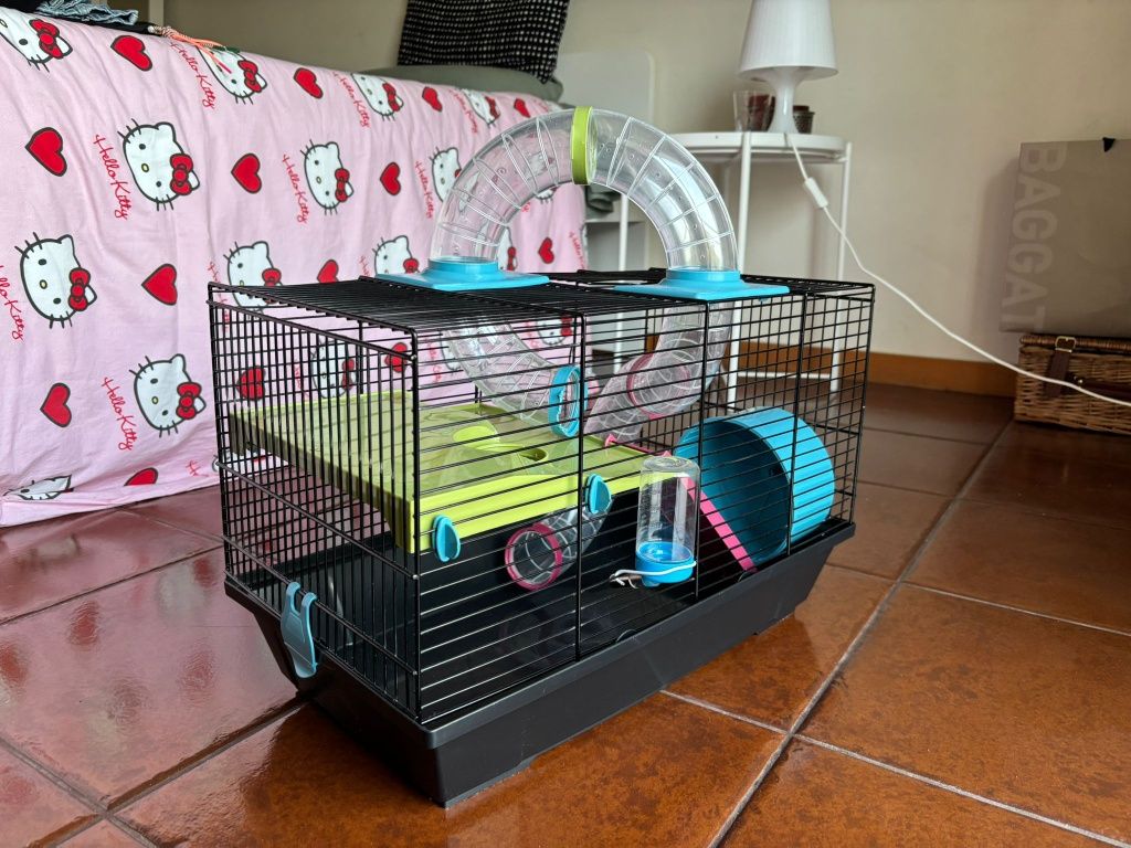 Gaiola para Hamster com Acessórios