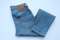 LEE RIDER CROPPED W30 L30 męskie spodnie jeansy slim fit