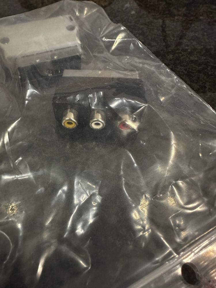 Adaptador coaxial scart - novos