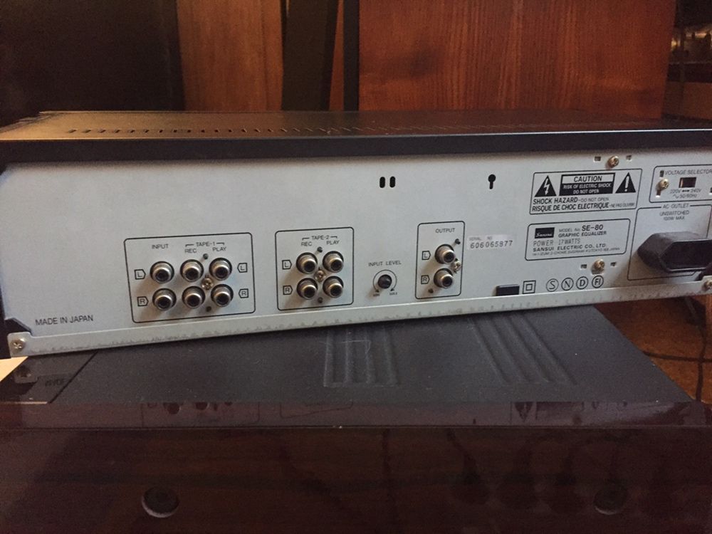 Sansui SE 80 korektor, graphic equalizer