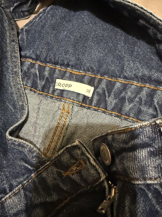 Jeansowe ogrodniczki