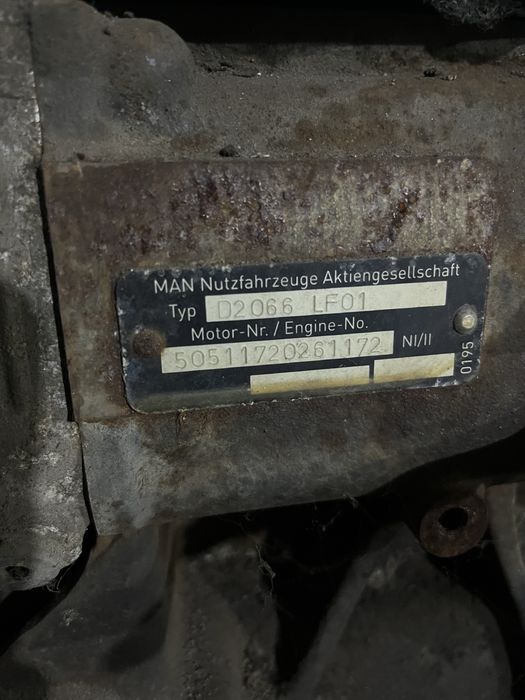 Двигатель, мотор Ман, Двигун man D2066 LF01, Ман ТГА, man tga.