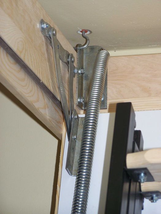 Schody strychowe ocieplane Termo metalowo-drewniane 100x120 gr. 53mm