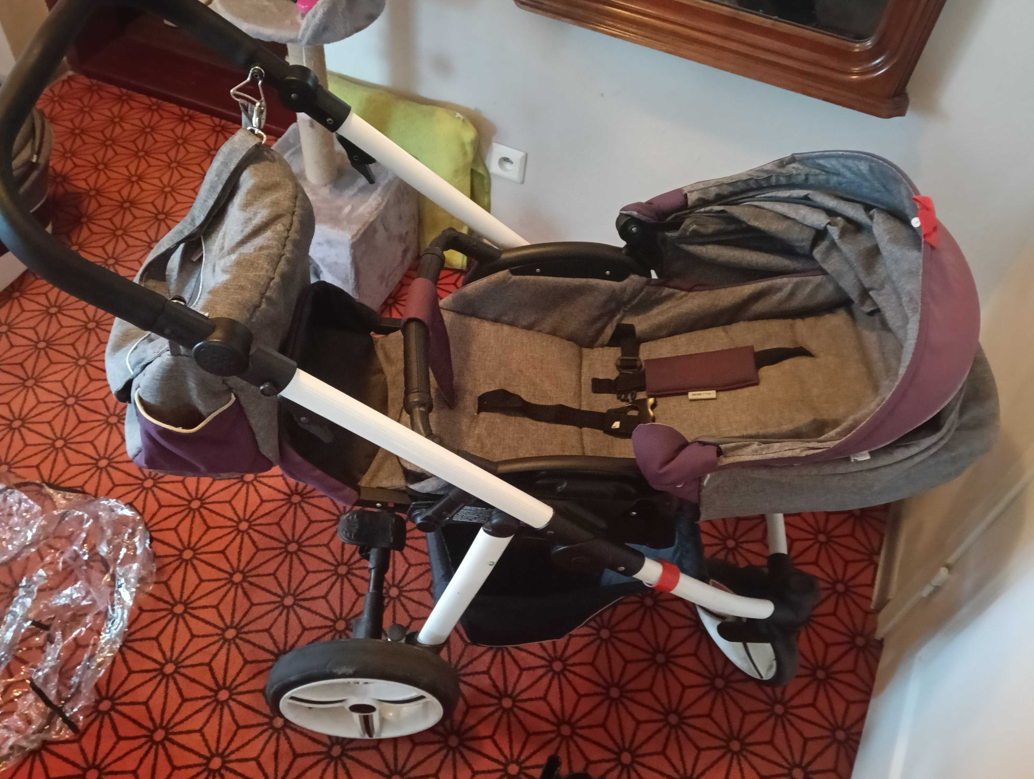 Wózek spacerowy Bebetto z akcesoriami