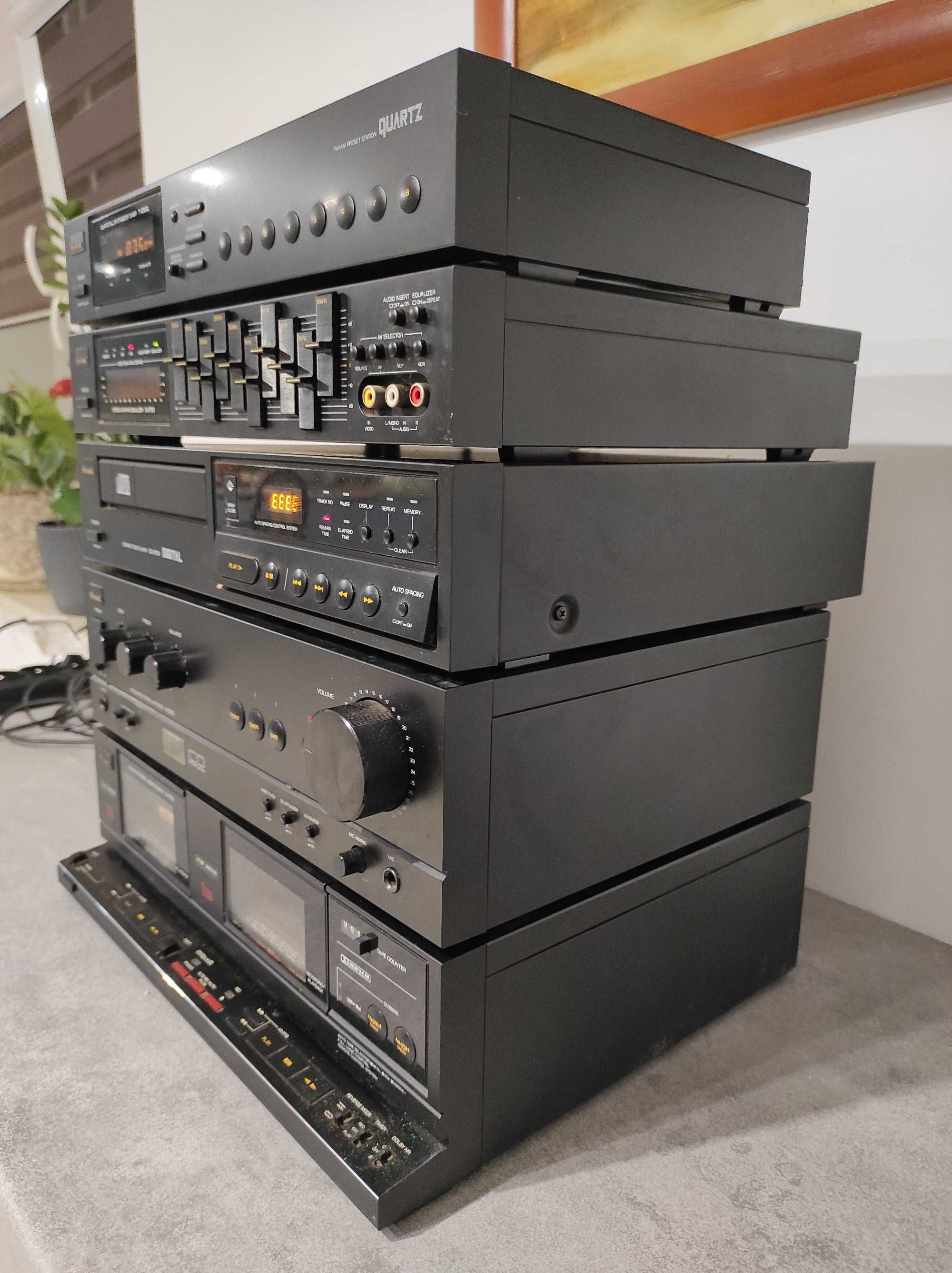 Wieża Sansui D-E750, A-E550, CD-E750, G-E750,  T-E550L