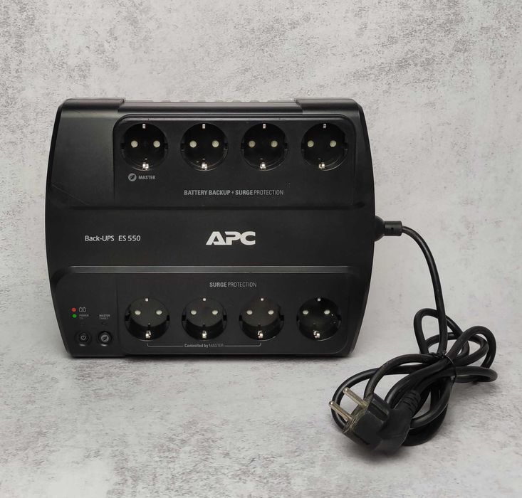 ДБЖ(ИБП) APC Back-UPS ES 550VA (BE550G-RS)+АКБ 12V 7AH Гарантія 12 міс
