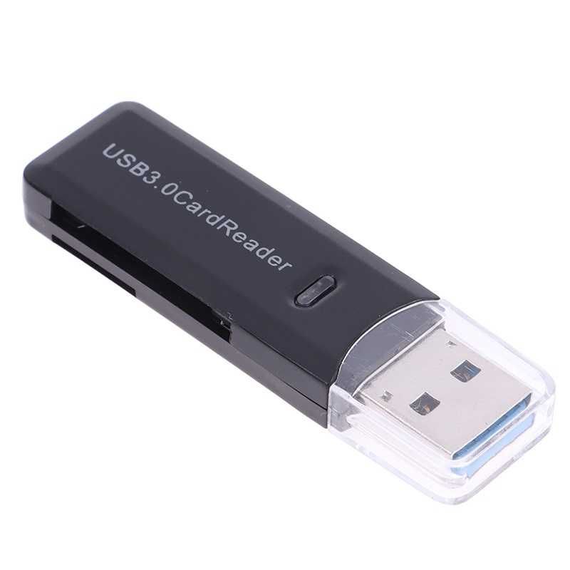 Leitor de Cartão TF, SD e Micro SD c/ Velocidade USB 3.0