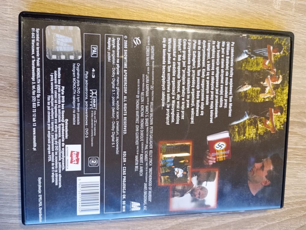 Płyta DVD Film Braterstwo zabójców