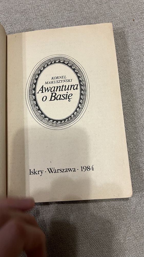 Awantura o Basię Corneli Matuszyński Wydawnictwo Iskry 1984