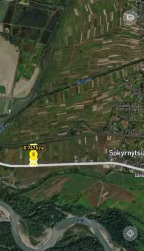 С/г пай 0,74 га з можливою зміною цільового призначення біля автотраси