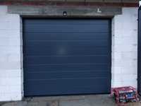 Brama segmentowa panelowa garażowa antracyt 240x210 na wymiar antracyt