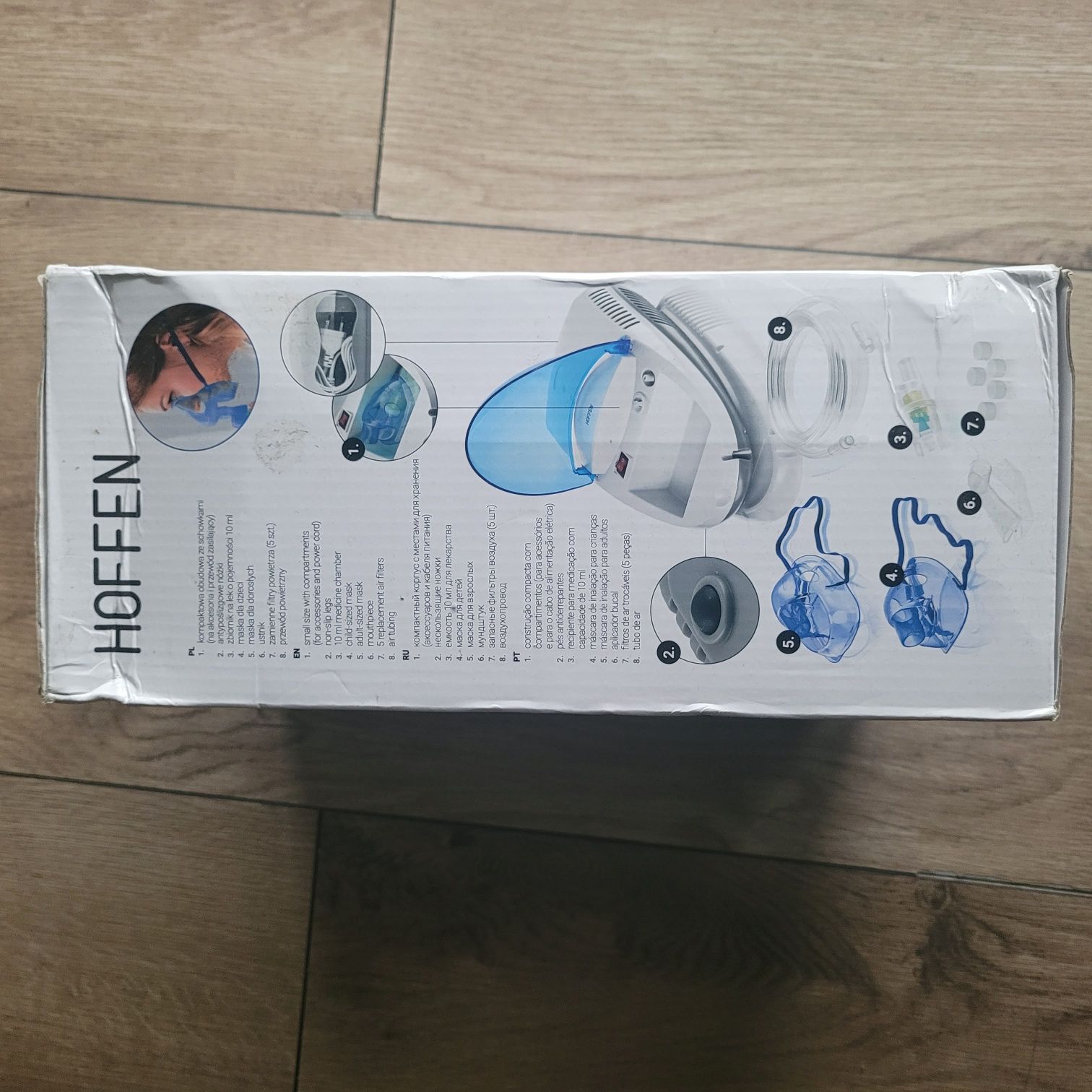 Hoffen inhalator nebulizator kompresorowy dla dzieci dorosłych