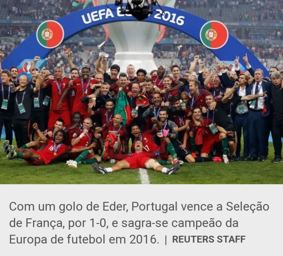Cachecol de Portugal campeão da europa 2016