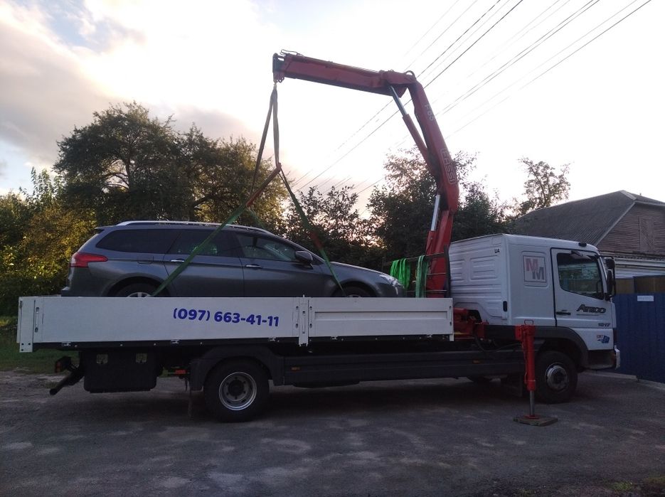 Кран манипулятор эвакуатор