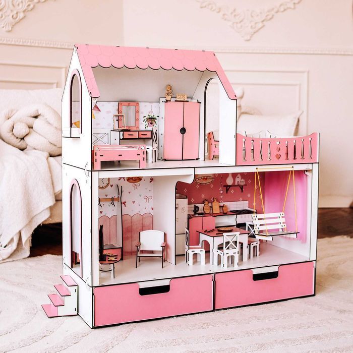 Ляльковий будинок меблі Барбі ВІД ВИРОБНИКА кукольный домик игрушки