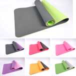Коврик + чехол Yoga Mat TPE 6/8мм, каремат для фитнеса, йоги,пилатеса
