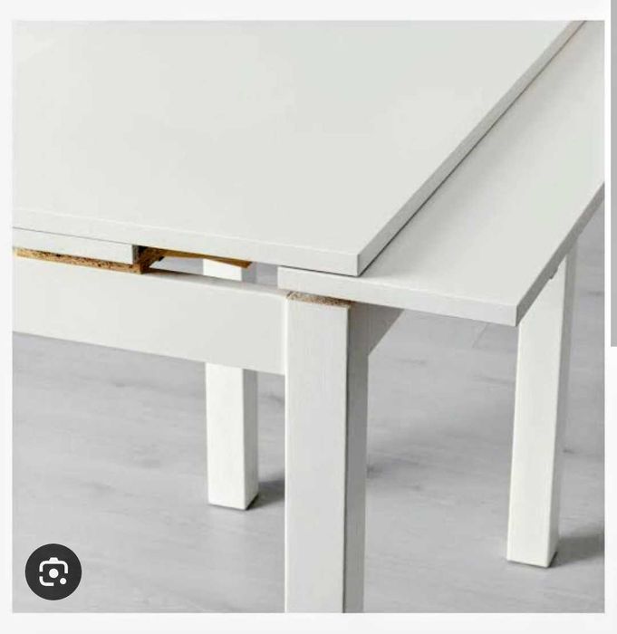 Mesa extensível branca