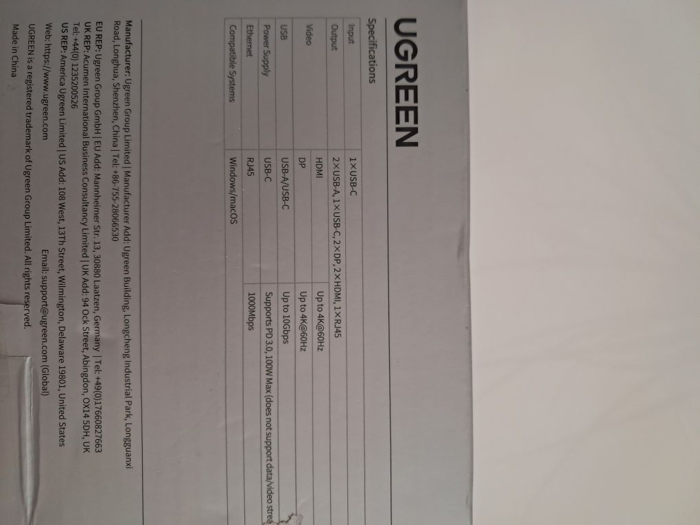 Stacja dokująca Ugreen Revodok Pro
