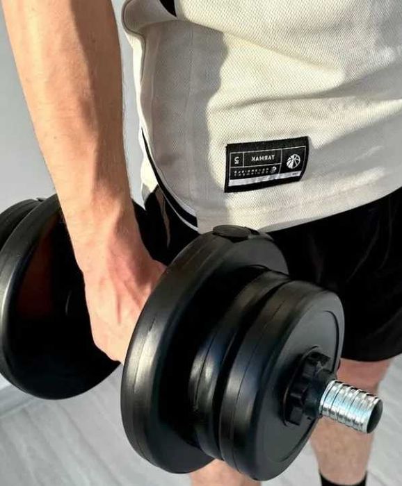 Гантелі силові / гантели разборные  — комплект 2 шт, композитні нові