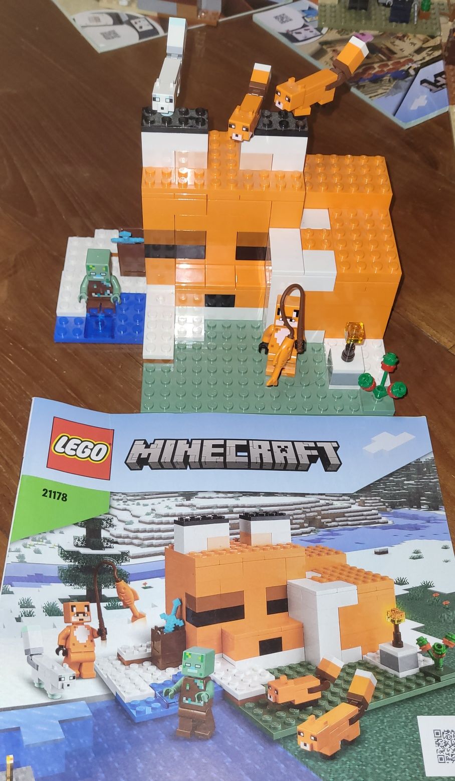 Lego Minecraft 21178 Siedlisko Lisów