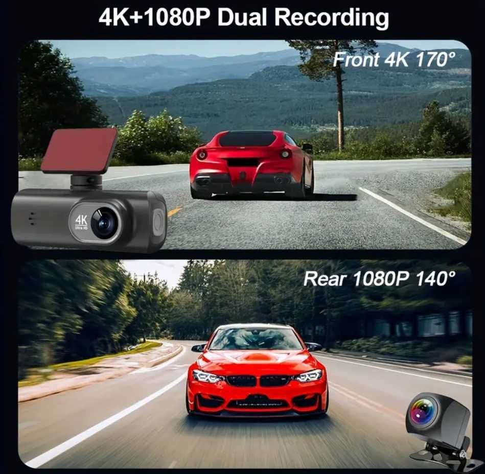 Kamera samochodowa Video-rejestrator Kamera cofania 4K