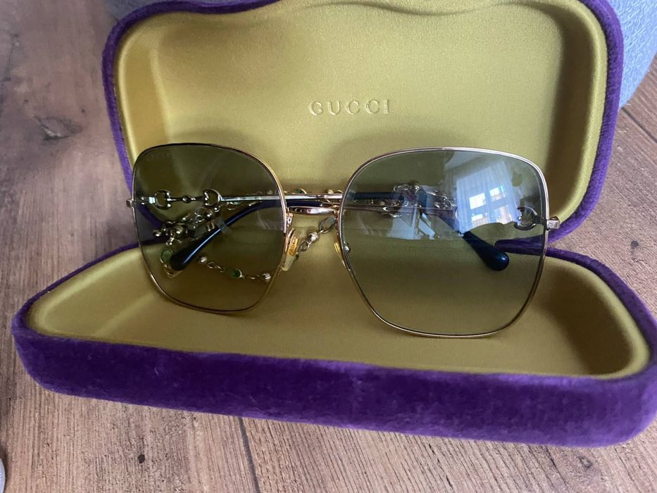Ekskluzywne okulary przeciwsłoneczne GUCCI – Oryginał z salonu