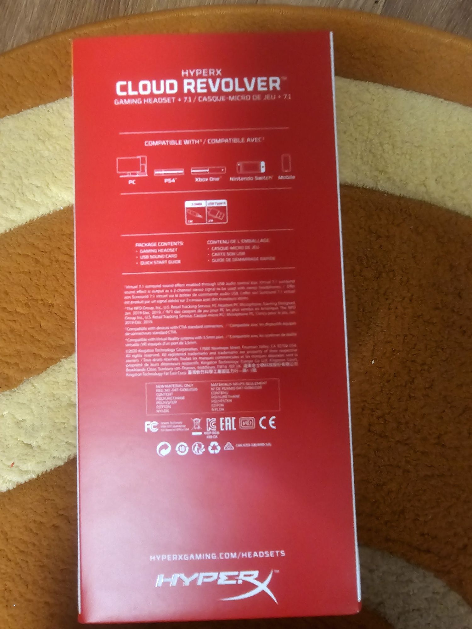 Нові навушники HyperX Cloud Revolver 7.1