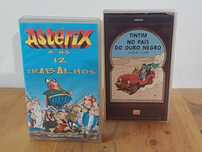 VHS Asterix e Tintim