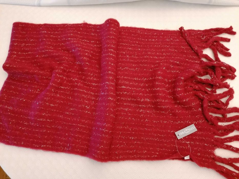 Cachecol de lã, NOVO