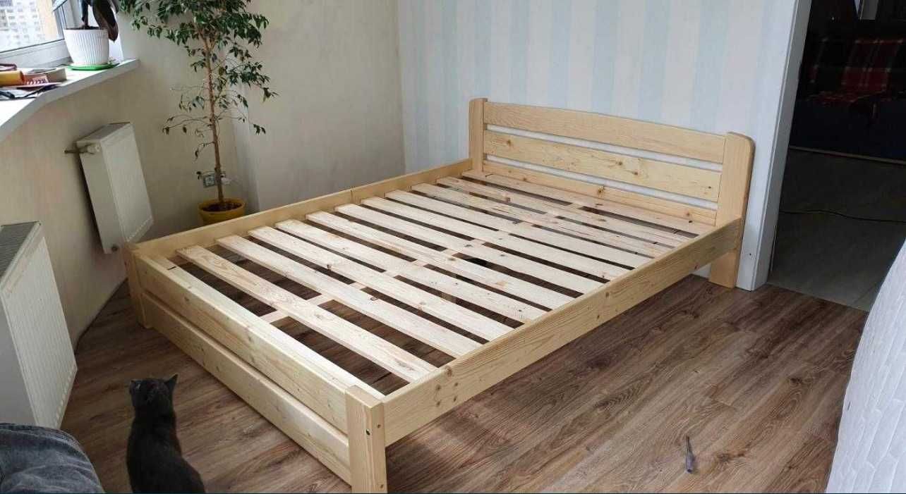 подростковая кровать деревянная 120х200 эко закарпатська сосна