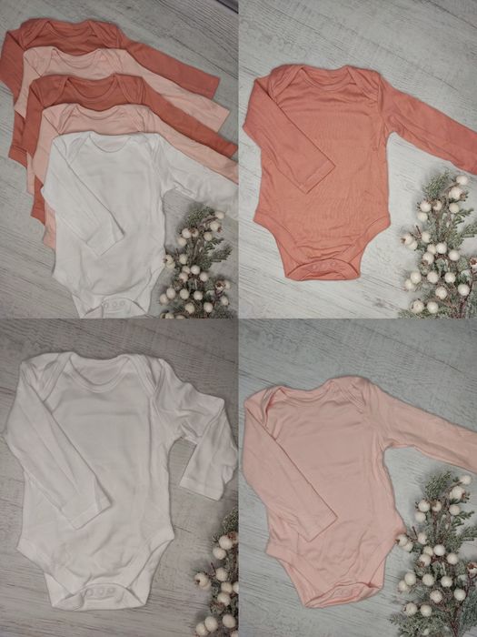 Боді з довгим рукавом для дівчаток George та Carter's.