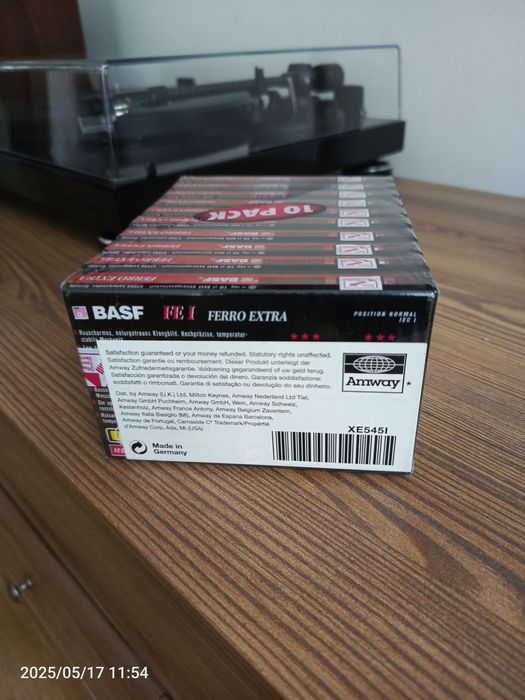 Kasety magnetofonowe BASF Ferro Extra 90 10 sztuk