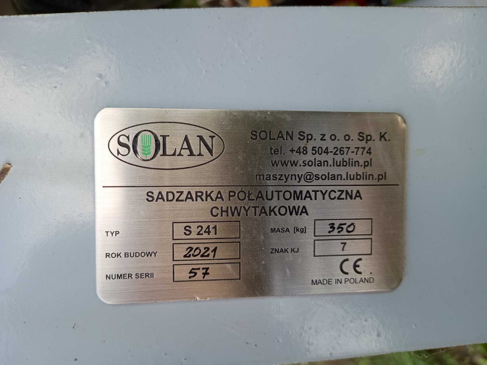 Ніпівавтоматична саджалка  SOLAN S241