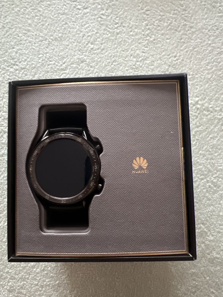 Smartwatcha HUAWEI WATCH GT sport 46mm czarny +folia ochronna