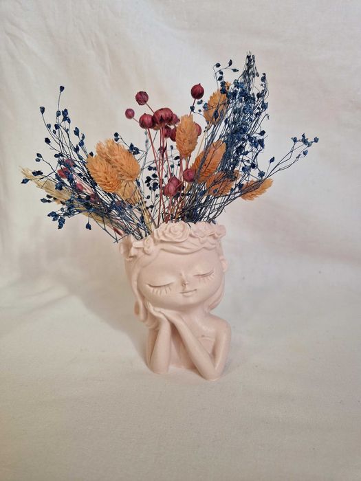 Jarra Flores e Gestos - Artigo de Decoração