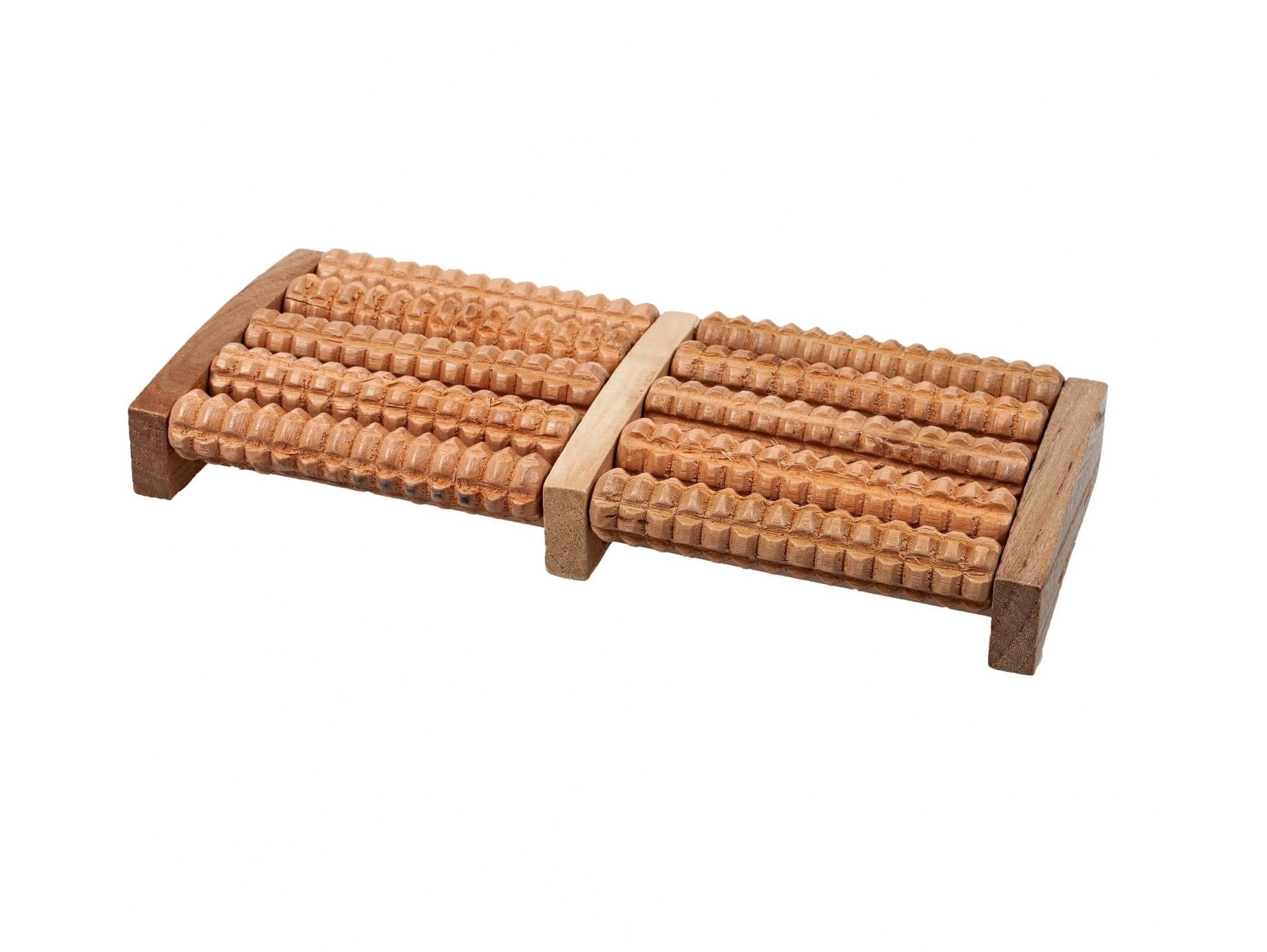 Masażer roller do stóp drewniany podwójny tradycyjny